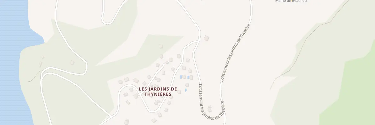 Plan du 20 Lot Les Jardins de Thynieres à Beaulieu