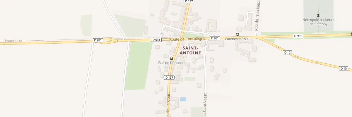 Plan du 5 Rte de Liancourt à Catenoy