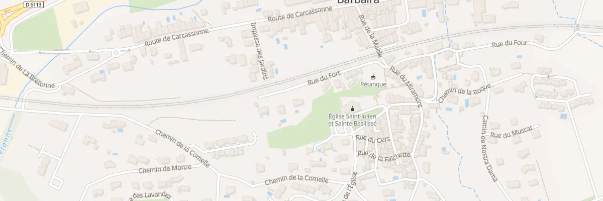 Plan du 9 Rue du Fort à Barbaira