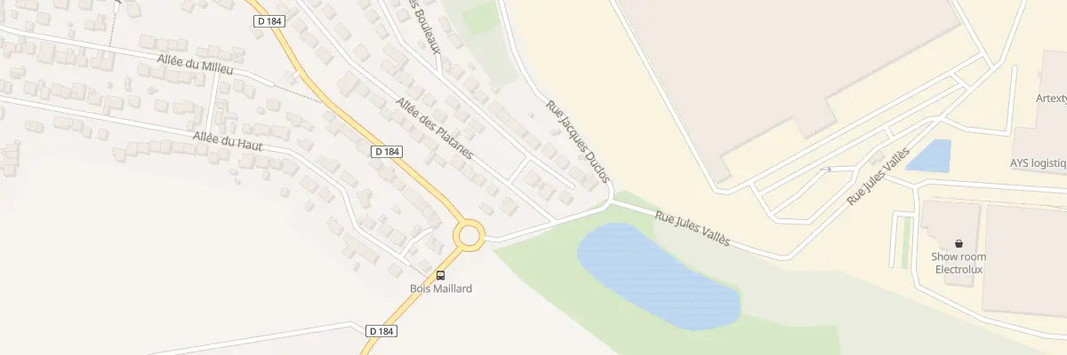 Plan du 37 All des Platanes à Marly-la-Ville