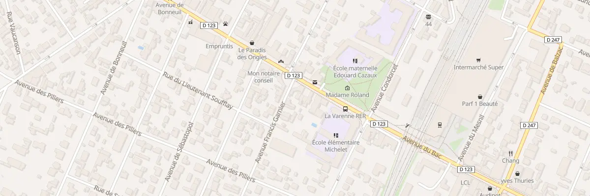Plan du 1 Av Francis Garnier à Saint-Maur-des-Fossés