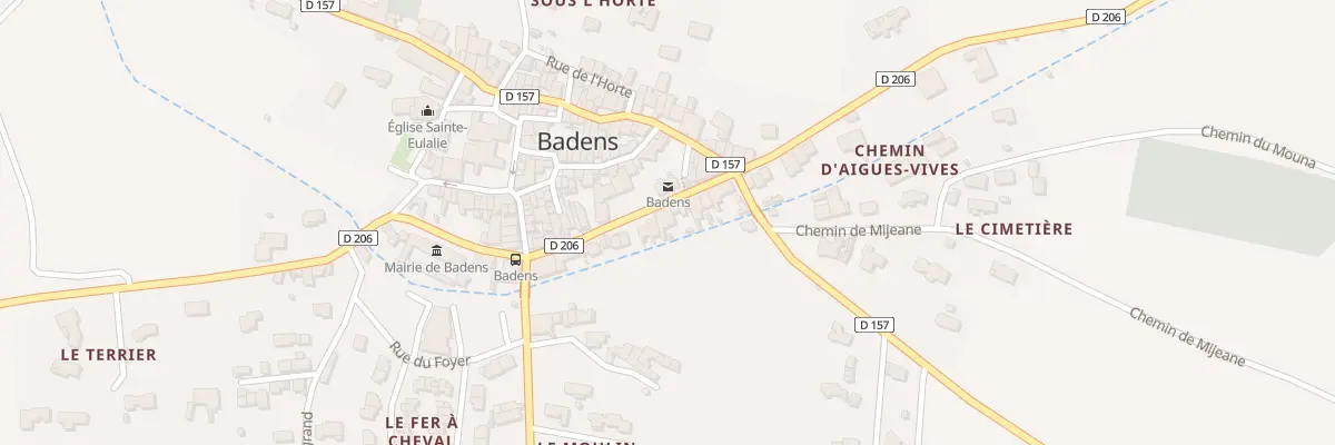 Plan du 26 Av Georges Degrand à Badens
