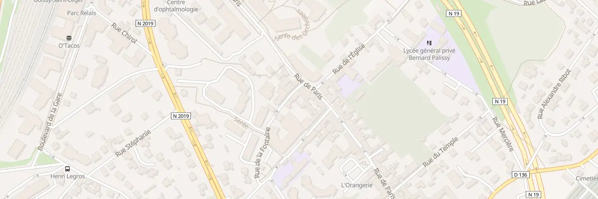 Plan du 1 Rue de la Fontaine à Boissy-Saint-Léger