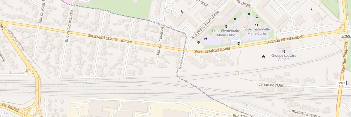 Plan du 108 Bd Charles Floquet à Aulnay-sous-Bois