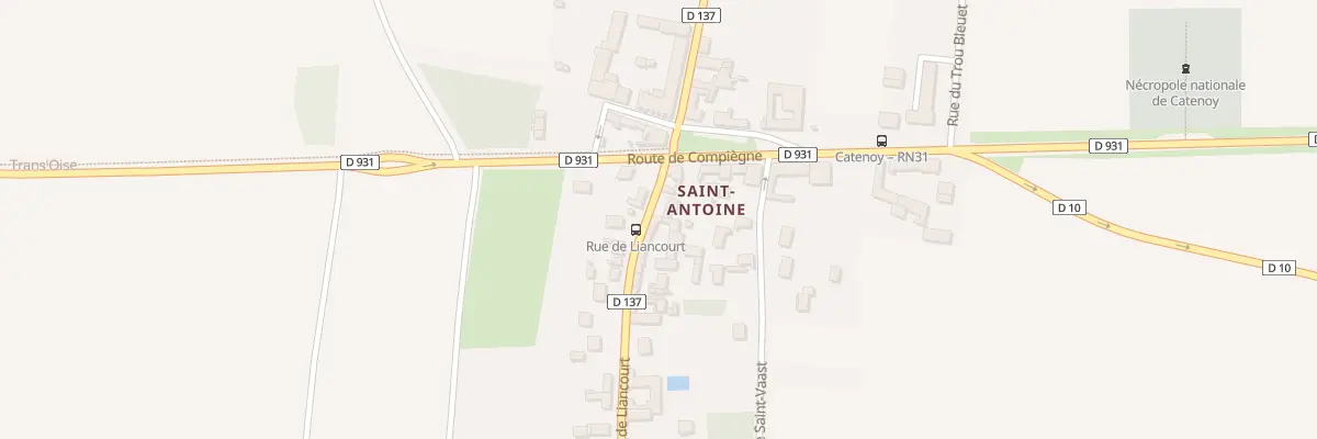 Plan du 3B Rte de Liancourt à Catenoy