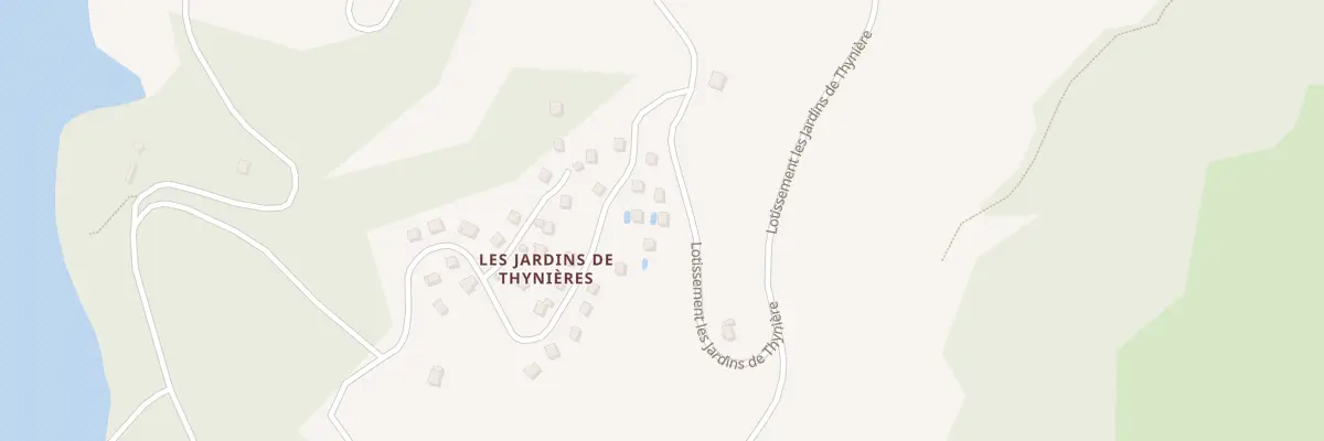 Plan du 6043 Lot Les Jardins de Thynieres à Beaulieu