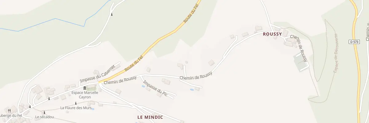 Plan du 2000 Le Fel au Fel