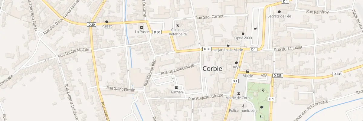 Plan du 31 Rue Charles de Gaulle à Corbie