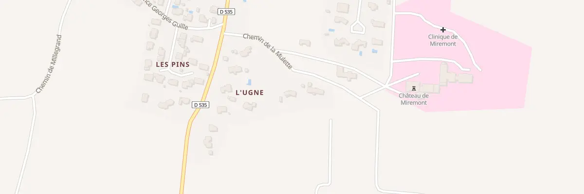 Plan du 3 Che de la Mulette à Badens