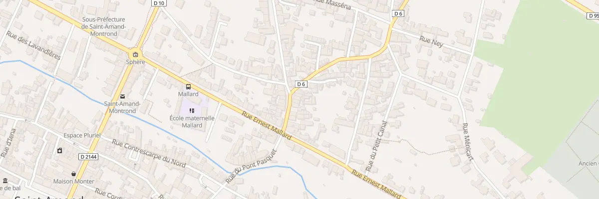 Plan du 20 Rue Emile Dumas à Saint-Amand-Montrond