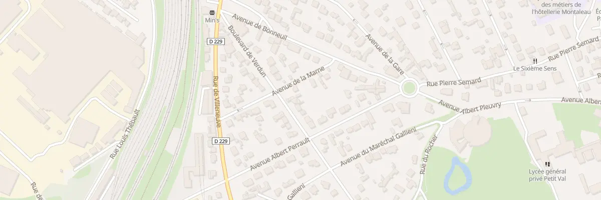 Plan du 11 Bd de Verdun à Sucy-en-Brie