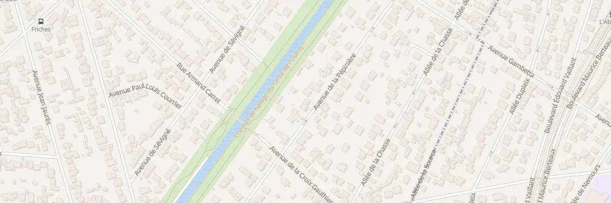 Plan du 20B Av de la Pépinière à Aulnay-sous-Bois