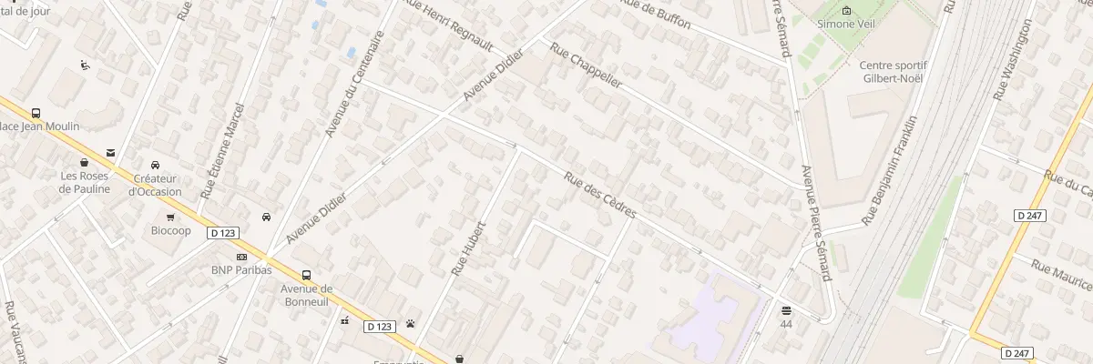 Plan du 16 Rue des Cèdres à Saint-Maur-des-Fossés