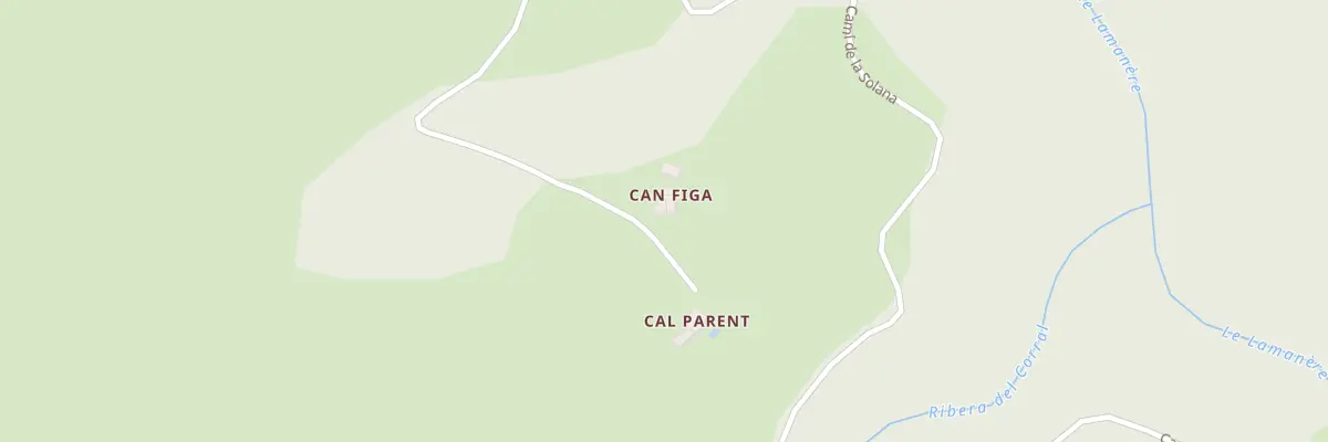 Plan du 4 Can Figue à Lamanère