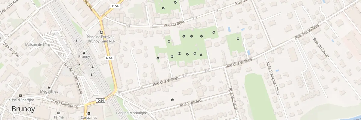 Plan du 11 Rue des Vallées à Brunoy