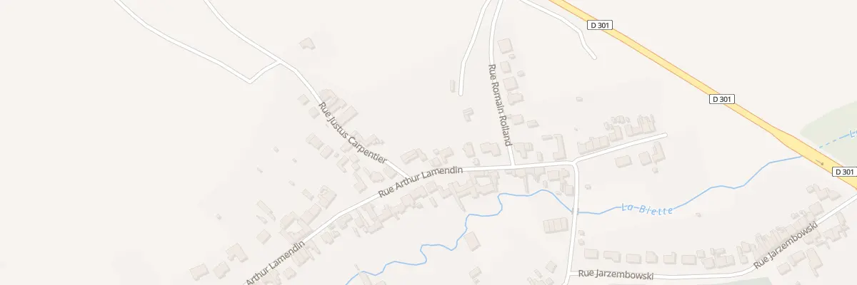 Plan du 91 Rue Arthur Lamendin à Divion