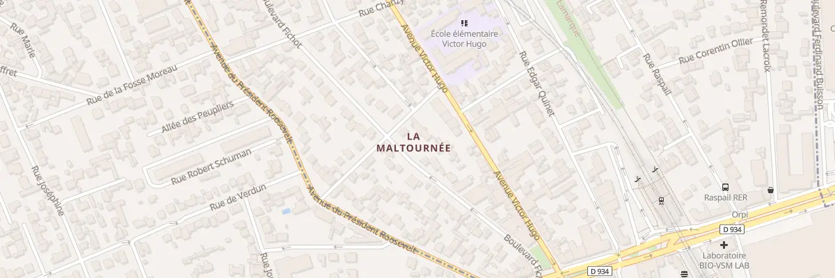 Plan du 30 Bd Fichot à Neuilly-Plaisance