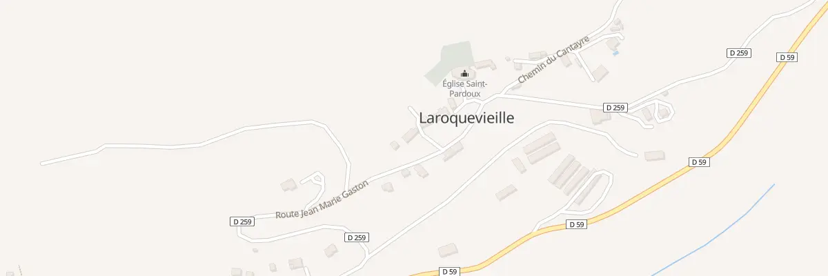 Plan du 4 Rte Jean Marie Gaston à Laroquevieille