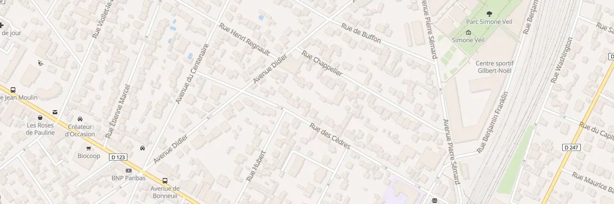 Plan du 19 Rue des Cèdres à Saint-Maur-des-Fossés