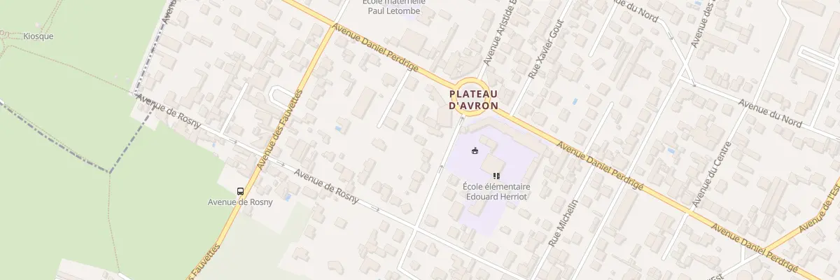 Plan du 15 Av Aristide Briand à Neuilly-Plaisance