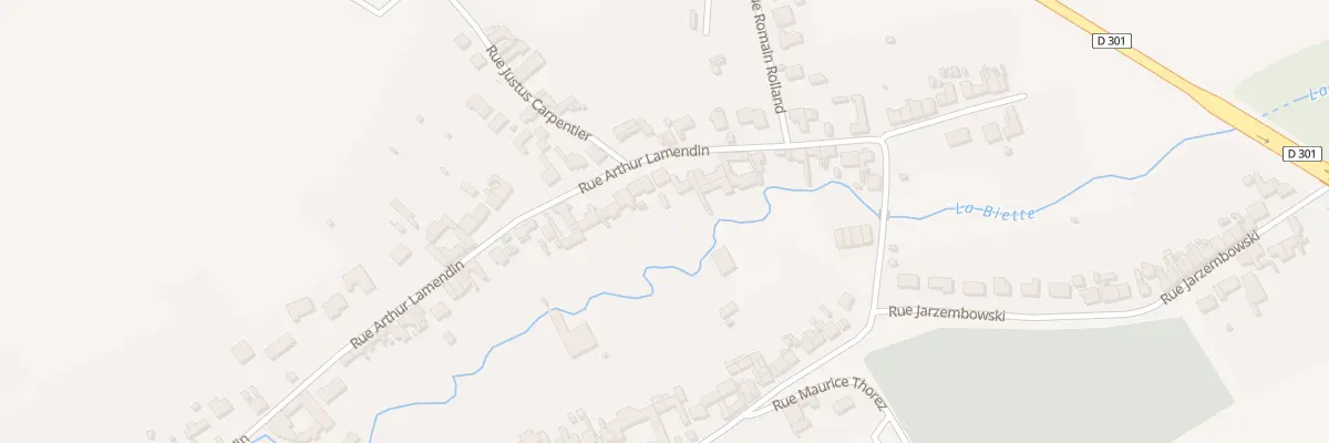 Plan du 48 Rue Arthur Lamendin à Divion