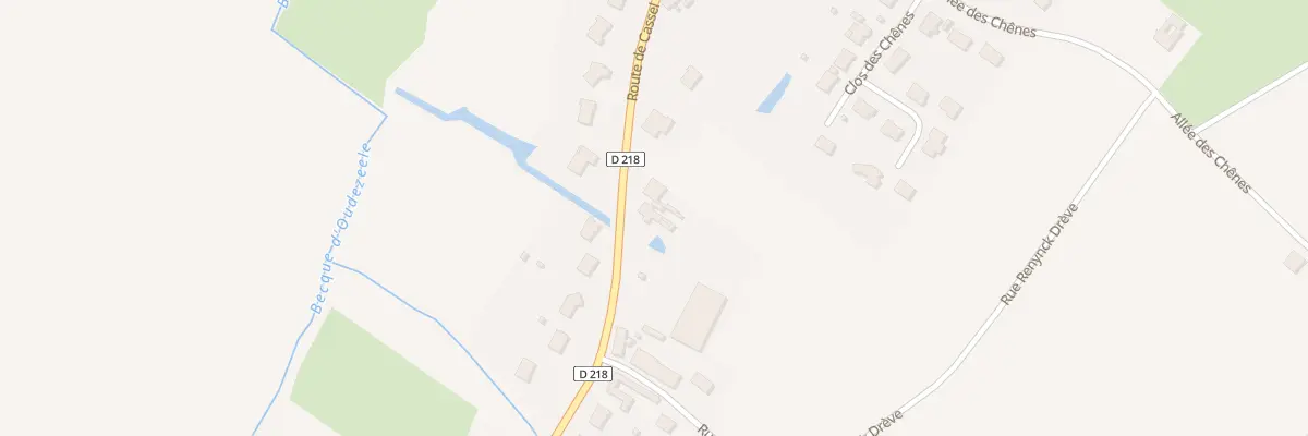 Plan du 151 Rte de Cassel à Oudezeele