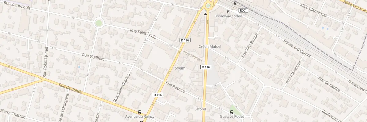 Plan du 50 Av du Raincy à Villemomble
