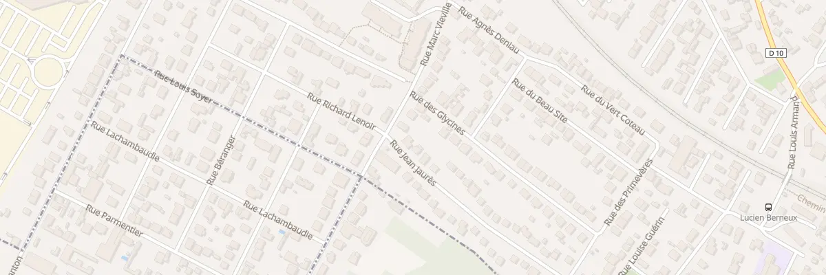 Plan du 3 Rue Jean Jaurès à Villemomble