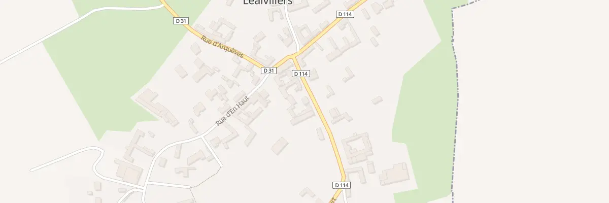 Plan du 8 Rue de la Carrière à Léalvillers