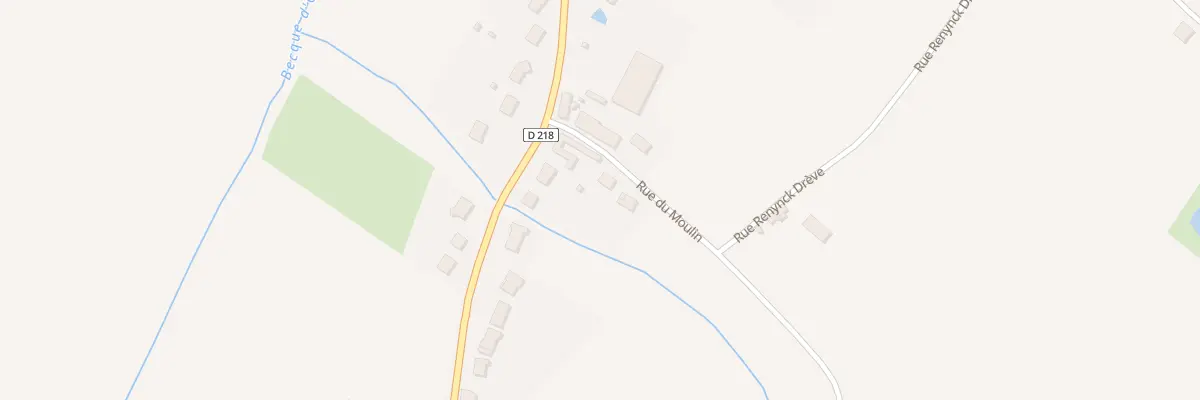 Plan du 62 Rue du Moulin à Oudezeele