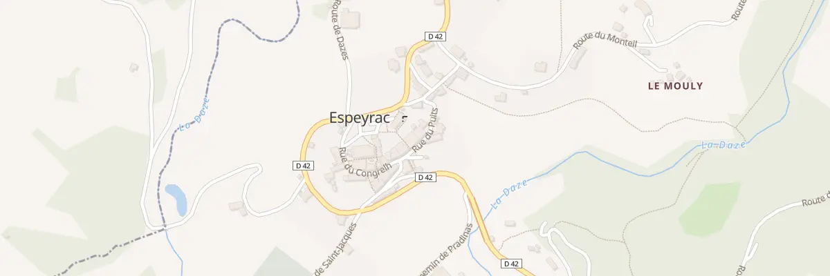 Plan du 5162 Espeyrac à Espeyrac