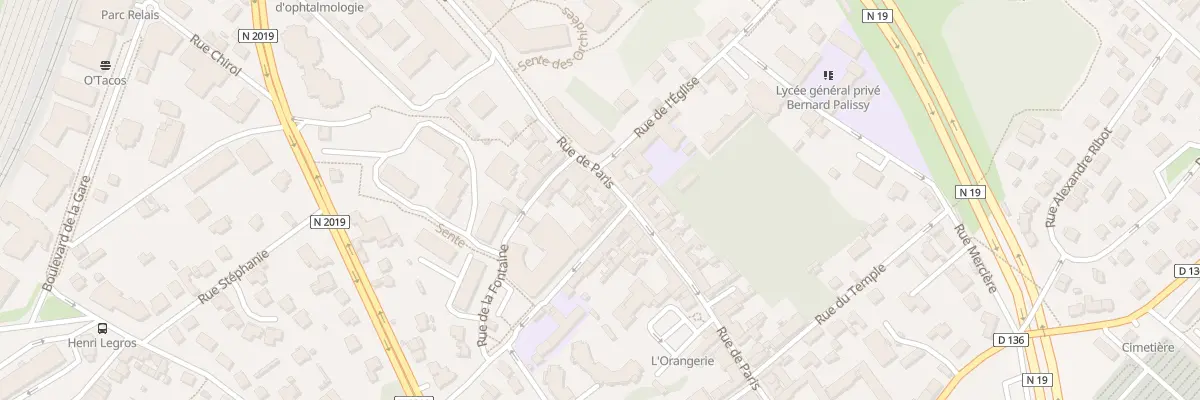 Plan du 16 Rue de Paris à Boissy-Saint-Léger