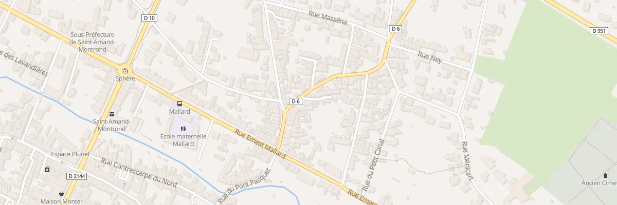 Plan du 28 Rue Emile Dumas à Saint-Amand-Montrond