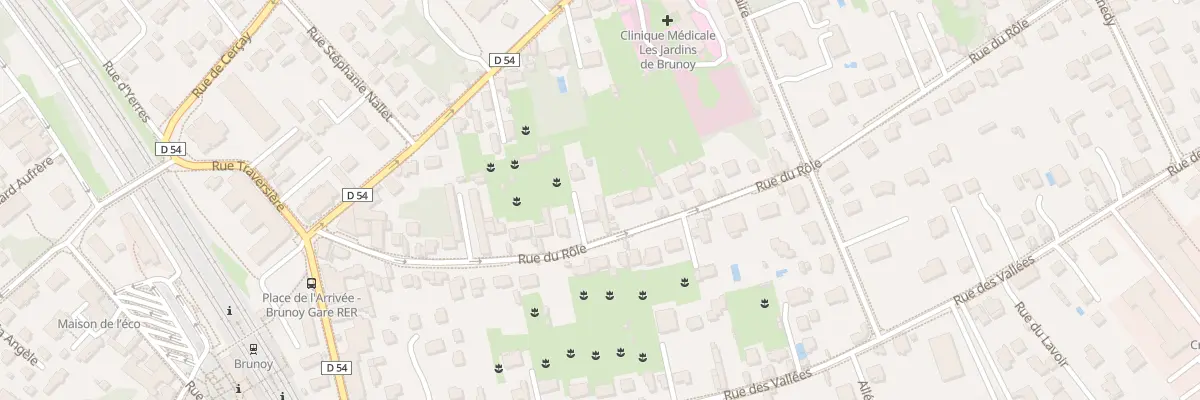 Plan du 25 Rue du Rôle à Brunoy