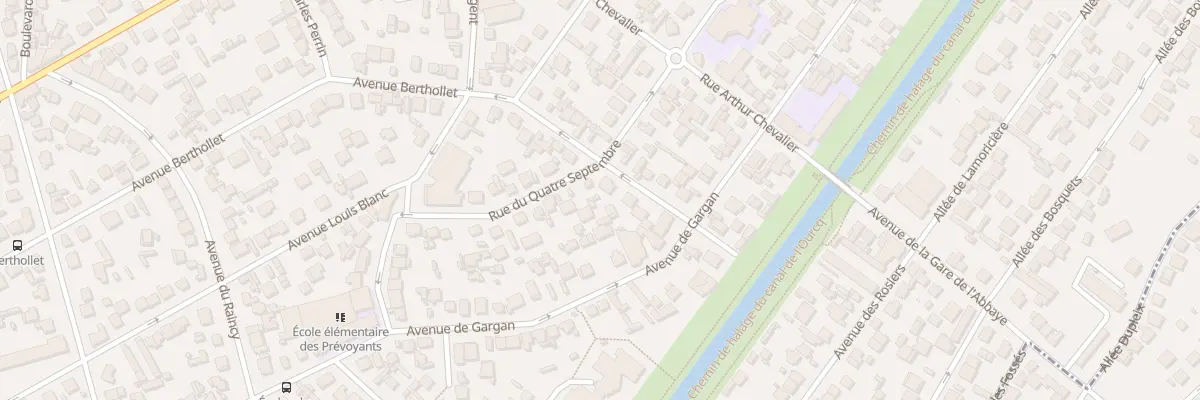 Plan du 22 Rue du Quatre Septembre à Aulnay-sous-Bois