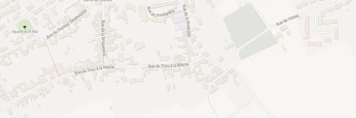 Plan du 6 Rue du Trou à la Marne à Allouagne