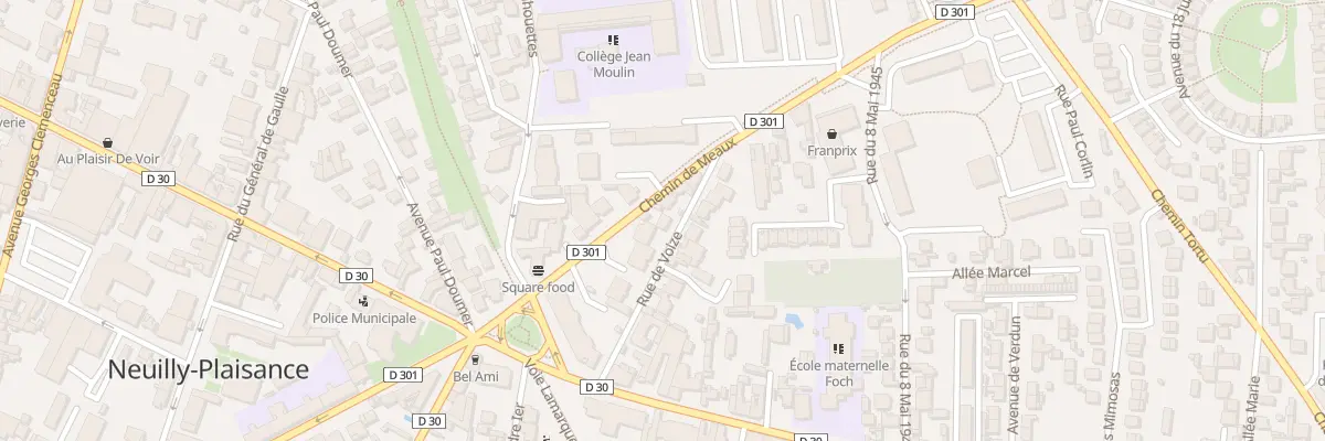 Plan du 15 Rue de Voize à Neuilly-Plaisance