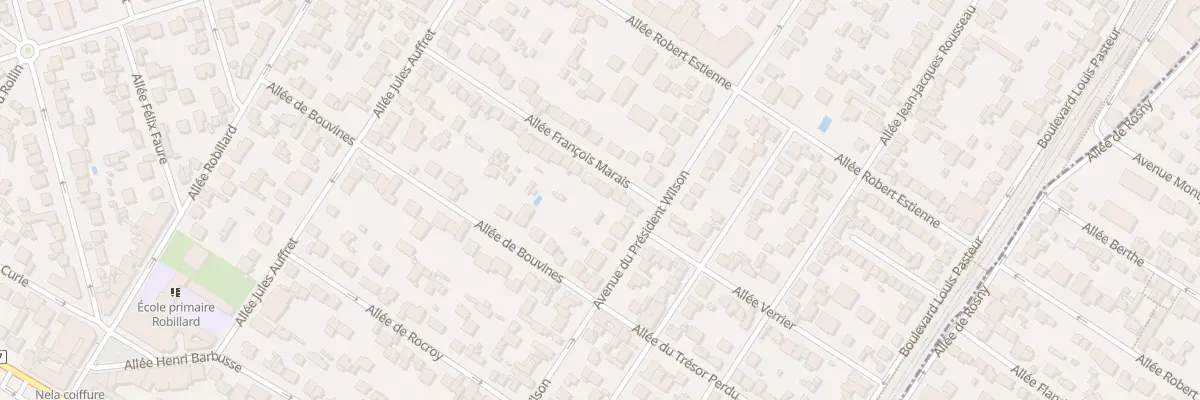 Plan du 30 All Francois Marais aux Pavillons-sous-Bois