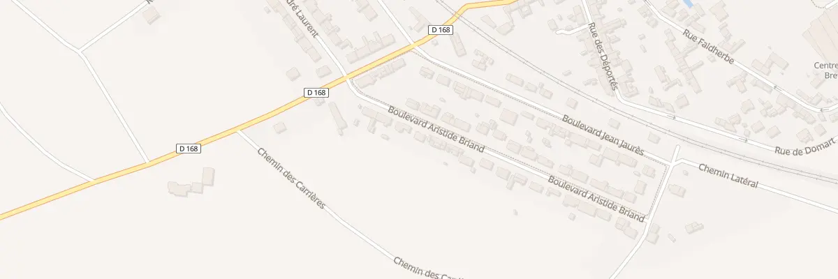 Plan du 6B Bd Aristide Briand à Villers-Bretonneux