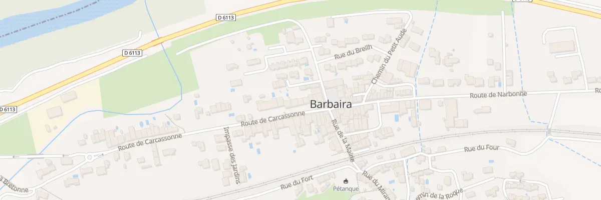 Plan du 8 Rte de Carcassonne à Barbaira