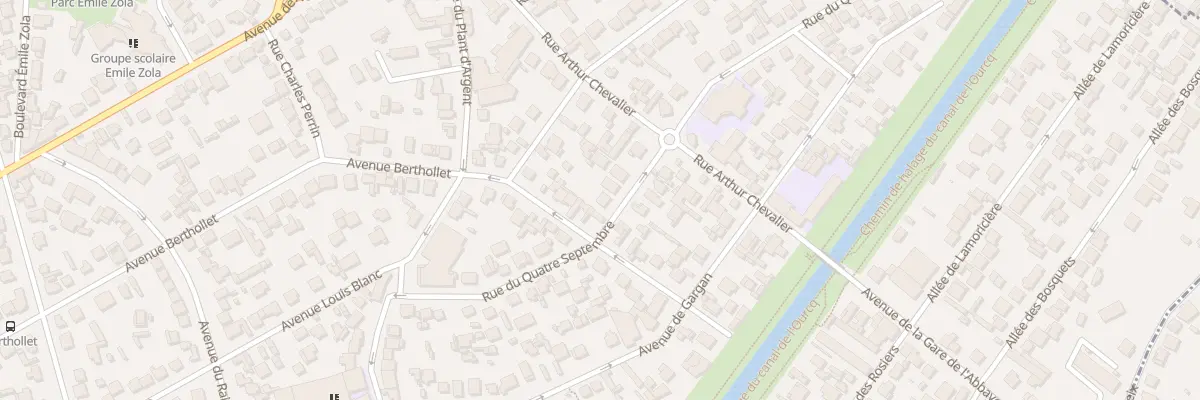 Plan du 15B Rue du Quatre Septembre à Aulnay-sous-Bois