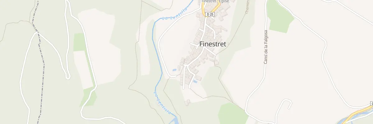 Plan du 64 Village à Finestret