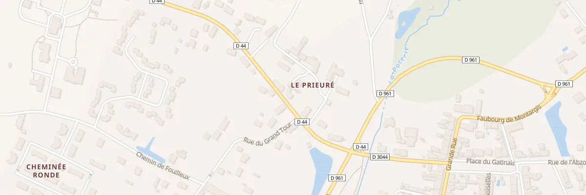 Plan du 14 Fg de Bellegarde à Lorris