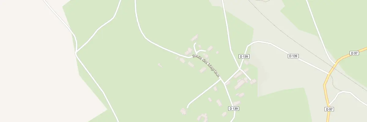 Plan du 5 Rte des Magriaux à La Groutte