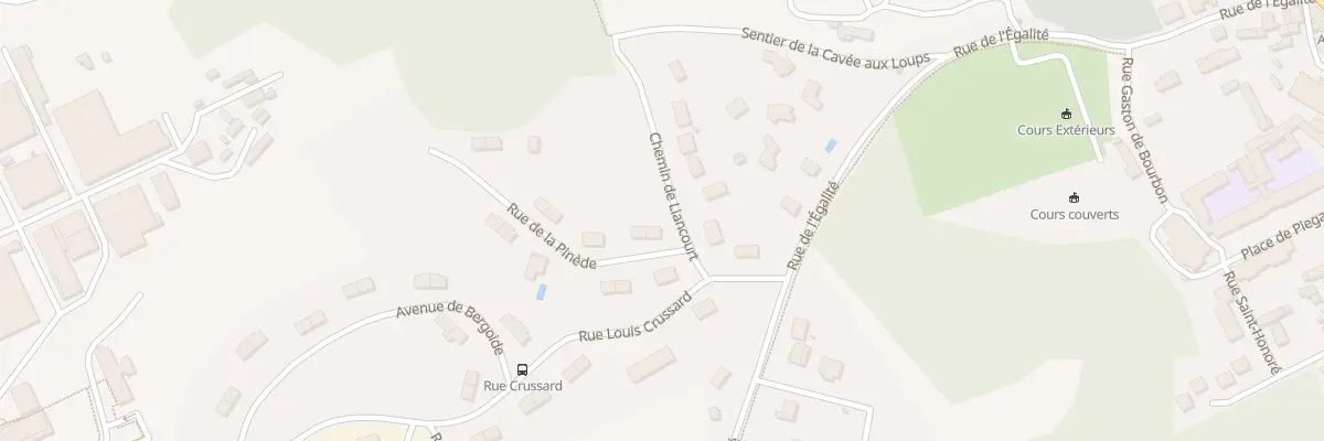 Plan du 3 Che de Liancourt à Verneuil-en-Halatte