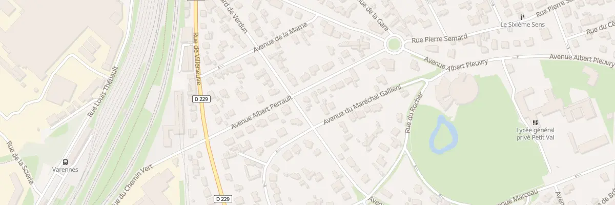 Plan du 21 Bd de Verdun à Sucy-en-Brie