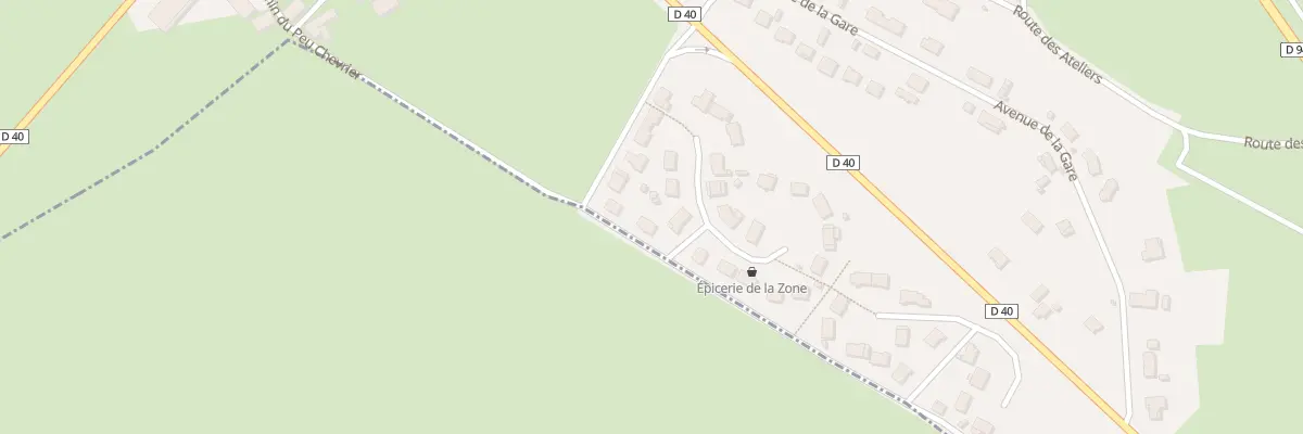 Plan du 8 Lot du Peu Chevrier à La Chapelaude