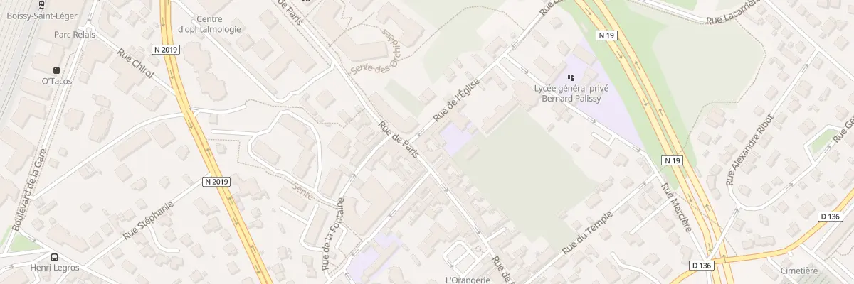 Plan du 5T Rue de Paris à Boissy-Saint-Léger