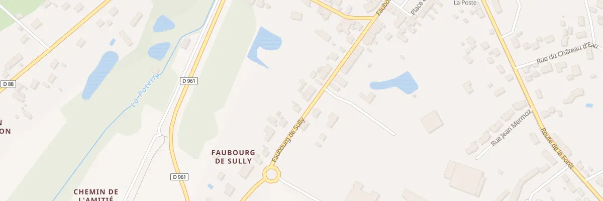 Plan du 16 Fg de Sully à Lorris