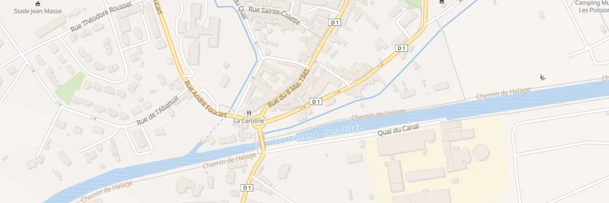 Plan du 5 Rue du Rempart des Poissonnier à Corbie